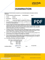 Eu-Type Examination: Certificate