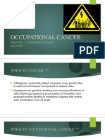 Occupational Cancer: Presented by - Gursimran Kaur Kochar MPH 2 Sem