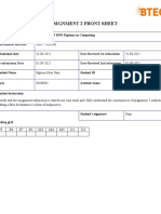 BTEC Level 5 HND Diploma in Computing Unit 5 Security Assignment Report