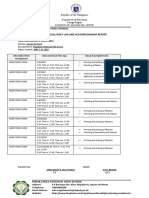 Individual Daily Log and Accomplishment Report