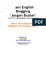 Plain English Blogging Jargon Buster': Never Get Confused by Blogging Terminology Again!