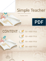Simple Teacher