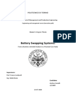 Battery Swapping Systems:: Politecnico Di Torino