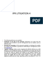 IPR Litigation Content No 4 by MR Deep Narayan
