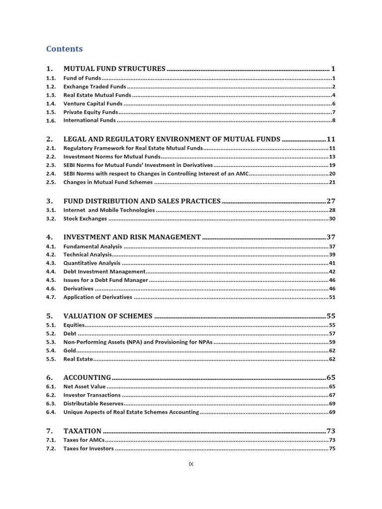 Mutual Fund Distributor Level2 PDF Investment Fund Mutual Funds