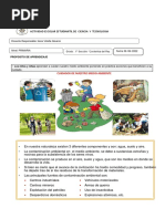 Ficha Del Medio Ambiente | PDF | Entorno natural | Naturaleza