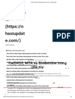 Ca (OH) 2, MTA Và Biodentine Trong Che T y - Nhasiupdate