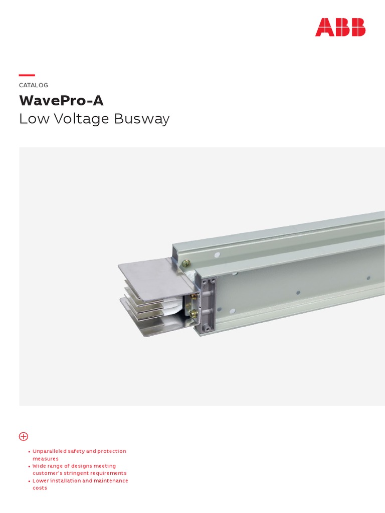 WavePro-A Low Voltage Busway Overview | PDF | Insulator (Electricity ...
