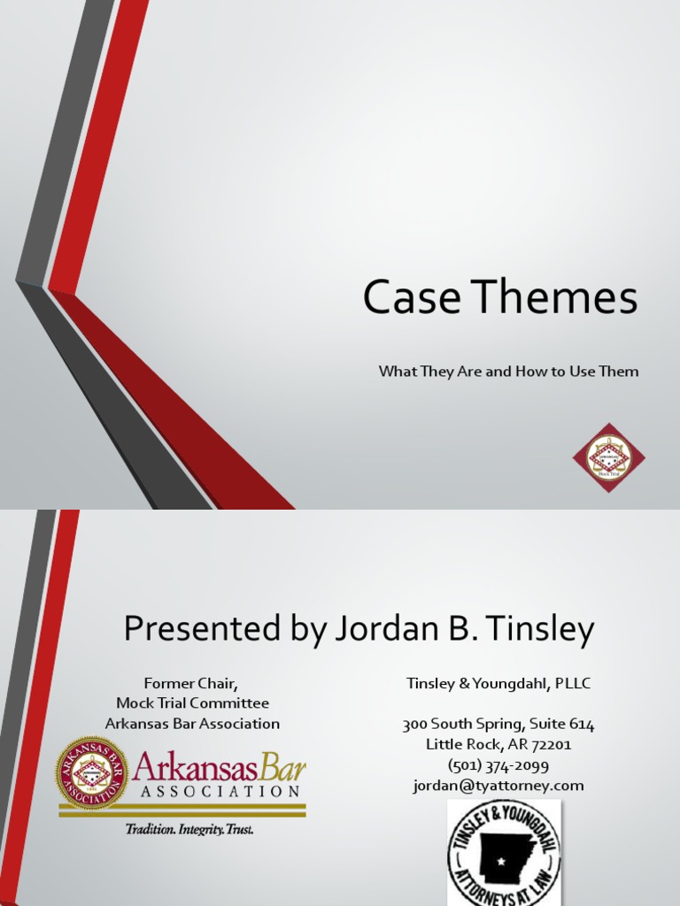 Case Themes PDF Cognition Cognitive Science