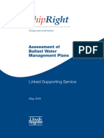 Assessment of Ballast Water Management Plans
