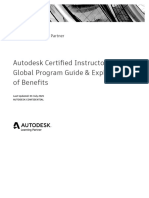 Autodesk Certified Instructor Global Program Guide & Explanation of Benefits