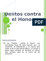 Delitos Contra El Honor