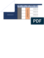 MODULES SCHEDULE