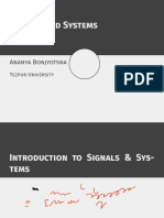 Classification of Signals Class