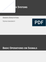 Signals and Systems EC205: Ananya Bonjyotsna