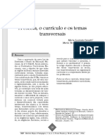 A escola, o currículo e a transversalização dos temas transversais