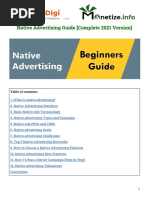 Native Advertising Beginners Guide 2021 - (Monetize - Info)