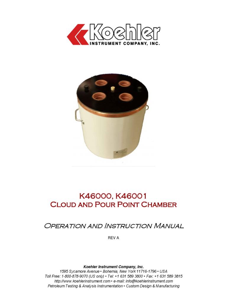 K46000 - K46001 Operation Manual | PDF | Chlorofluorocarbon | Safety