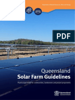 Queensland Solar Farm Guidelines