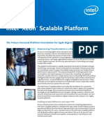 Intel Xeon Scalable Platform: Product Brief