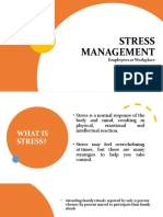 Stress Management: Employees at Workplace