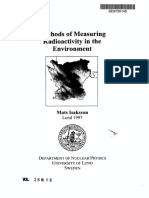 Methods of Measuring Radioactivity in The Environment: Mats Isaksson