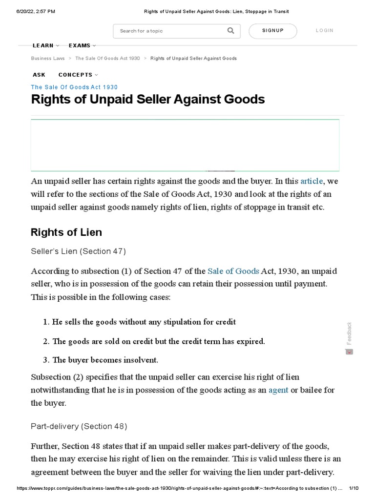 rights-of-unpaid-seller-against-goods-lien-stoppage-in-transit-pdf