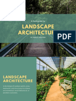 Green Rectangles Photo Landscape Architecture Presentation