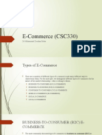 E-Commerce (CSC330) : DR Muhammad Zeeshan Babar