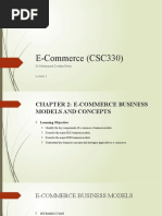 E-Commerce (CSC330) : DR Muhammad Zeeshan Babar