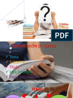 Comprensión de Textos