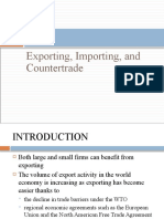 Exporting, Importing, and Countertrade