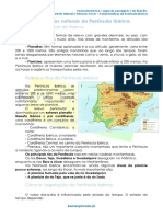 Características Naturais Península Ibérica