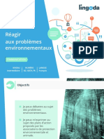 Réagir Aux Problèmes Environnementaux: Communication