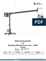 Building Maintenance Unit Material Submittal