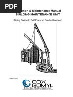 Sliding Davit With Standard Cradle - O&M Manual