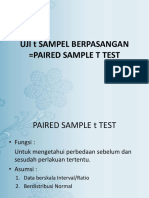 Paired Sample T Test