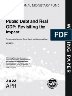 (9798400207082 - IMF Working Papers) Volume 2022 (2022) - Issue 076 (Apr 2022) - Public Debt and Real GDP - Revisiting The Impact