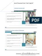 An Overview of Courses From "Let's Sprint": Practice Tests - Scrum Master Certification Assessments 2020