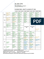 PGP, PGPBA AND PGPEM COURSE SCHEDULE JUNE-AUG 2022