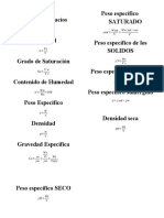 FORMULAS Gravimétricas y Volumétricas