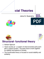 Three Social Theories: Jona Q. Guevarra