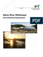 Rainy River Withdrawal Draft EA