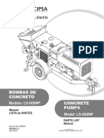 LS-600NP Concrete Pump Parts Manual