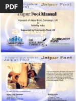 Download JAIPUR FOOT MANUAL by Krishna Madhukar SN57943582 doc pdf