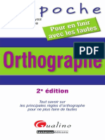 Orthographe - 2e 233 Dition