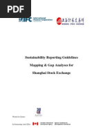 Download Sustainability Reporting Guidelines Mapping  Gap Analyses for Shanghai Stock Exchange by IFC Sustainability SN57943709 doc pdf