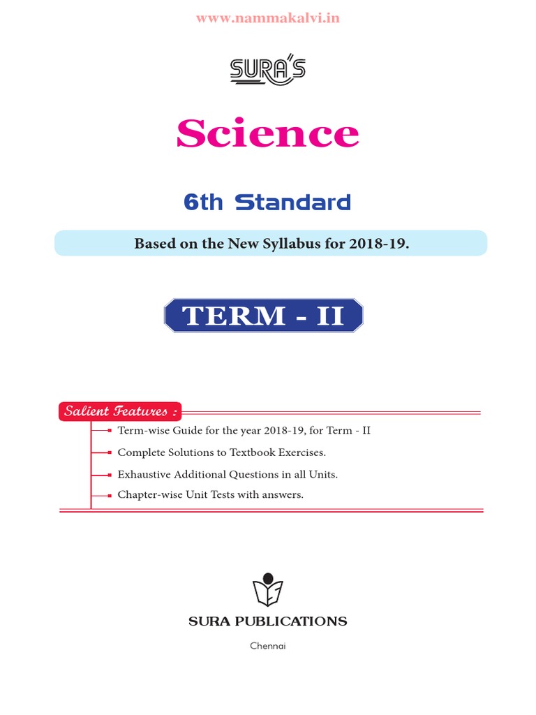 Namma Kalvi 6th Science Sura Sample Guide em Term 2 218564 | PDF | Cell ...