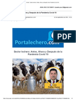 Sector Lechero - Antes, Ahora y Después de La Pandemia Covid 19 - PortalecheroSept 2021