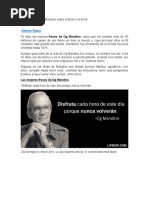 100 Frases de Og Mandino Sobre El Éxito y El Amor